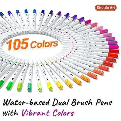 Shuttle Art Alcohol Markers Brush tip, Dual Tip Brush & Chisel Tip Art  Marker Set, 50 Colors plus 1 Blender Permanent Marker Pens with Case  Perfect for Illustration Students Adults Coloring - Yahoo Shopping
