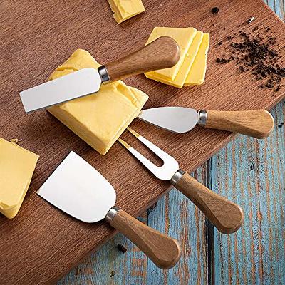 YIFARUBE 5 Pieces Cheese Spreader Knife Set, Mini Serving Tongs, Stainless  Steel Multipurpose Butter Spreader Knives - Yahoo Shopping