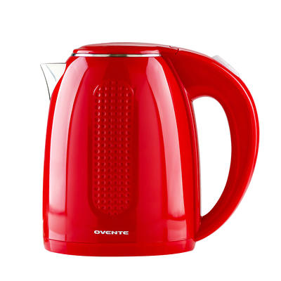 OVENTE Electric Kettle Stainless Steel Instant Hot Water Boiler BPA Free  1.7 Liter 1100 Watts Fast Boiling with Cordless Body and Automatic Shut Off
