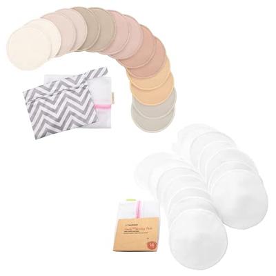 BREAST PAD REUSABLE & Washable Cotton Maternity Nursing Breast Pads -  Washable Pads / Breastfeeding Nipple Pad for