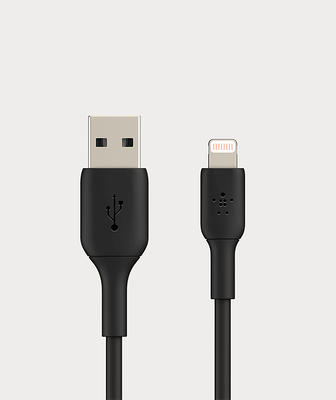 Belkin BoostCharge USB-A to Apple Lightning Cable 3ft - Black - Yahoo  Shopping