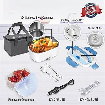 Electric Lunch Box Food Warmer Portable Food Heater for Car & Home