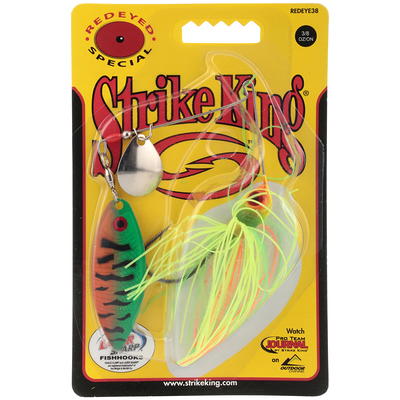Strike King Red Eye 3/8 oz Spinnerbait Lure Fire Tiger - Yahoo