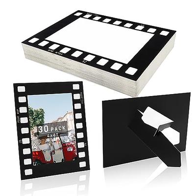 Cardboard Picture Frames 4x6 Black (25 Pack)