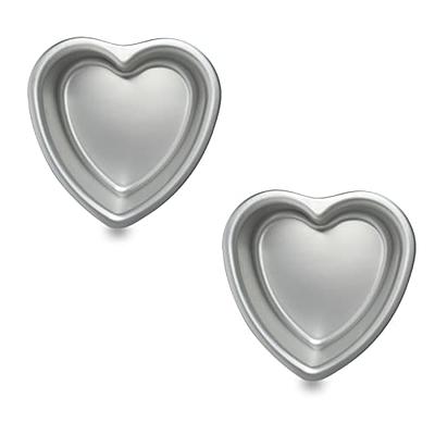 Heart, Round And Square Shaped Baking Pan/cake Tins/mould - 3 Pieces Set