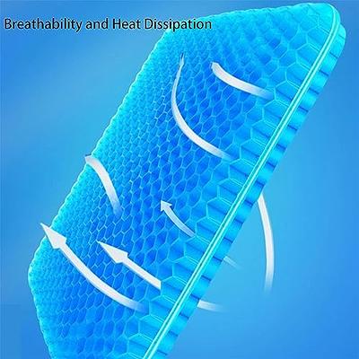  Alltealic Gel Pressure Relief Cushion, Alltealic Cushion, Gel  Seat Cushion for Long Sitting Pressure Relief, Gel Seat Cushion Breathable,  Soft & Thick, for Hip Pain Relief : Office Products