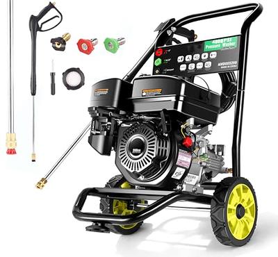 HARDELL Cordless Pressure Washer, 550PSI Small Power Washer with 23FT Hose,  Type-C Charge 4.0Ah Electric Pressure Washer for Cars, Bikes, Patios