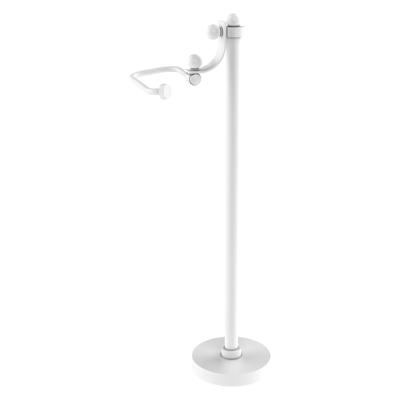 Clearview Collection Euro Style Free Standing Toilet Paper Holder - Unlacquered Brass / Twisted - Allied Brass