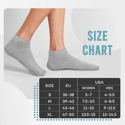 6 Pair Women Ankle Socks Low Cut Fit Crew Size 9-11 Sport Black White Grey  