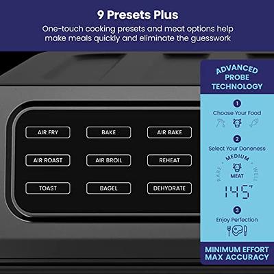 Chefman Air Fryer Toaster Oven Combo w/ Probe Thermometer, 9-in-1 Multi  Use, 20qt, Stainless Steel 