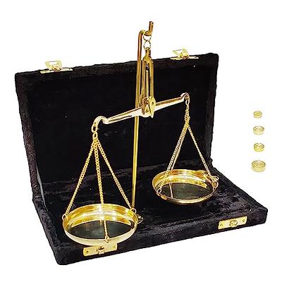 Metal Brass Weighing Scale Balance Weight Measurement Showpiece For Law  Justice