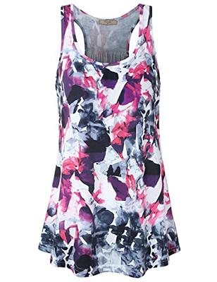 Long Workout Shirts for Women,Yoga Tank Tops for Women Loose Fit Sports  Tunic Tank Athletic T Shirts Flattering Tops to Hide The Belly Multicolor  X-Large - Yahoo Shopping