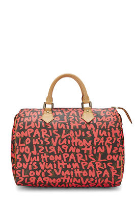 Stephen Sprouse x Louis Vuitton Pink Graffiti Speedy 30 - Yahoo Shopping