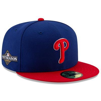 Men's Philadelphia Phillies New Era Red White Logo 59FIFTY Fitted Hat