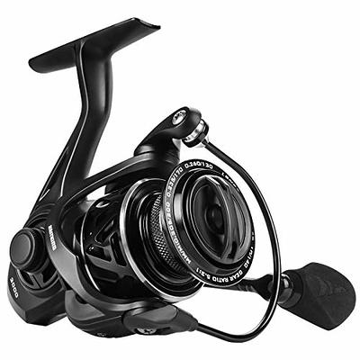  RUNCL Titan II Spinning Reel, Full Metal Body, Max Drag 44LB,  9+1 Shielded BB Ultra Smooth Powerful Saltwater Freshwater Fishing Reels,  2000, 3000, 4000, 5000, 6000 Series, Fishing Gifts for Men : Sports &  Outdoors