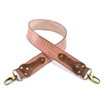 Pink Croc Leather Vintage Strap, Design Strap For Bags, Waxed & Croc  Leather, Replacement Strap, Shoulder Bag Handle, Purse - Yahoo Shopping