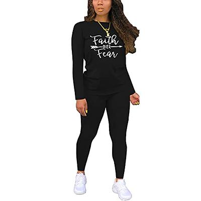 Nimsruc Two Piece Outfits For Women Sweatsuits Sets Casual Jogging