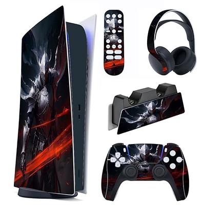 PlayVital Orange Star Universe Full Set Skin Decal for ps5 Console