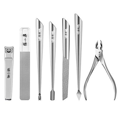 Manicure Set Manicure Pedicure Kit Nail Grooming Kit for Men, 7 in 1 Travel  Nail