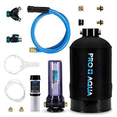 PRO+AQUA Portable RV Water Softener 16,000 Grains and Filtration System  Bundle, Filter and Soften Hard Water for RV Trailers Vans - Yahoo Shopping