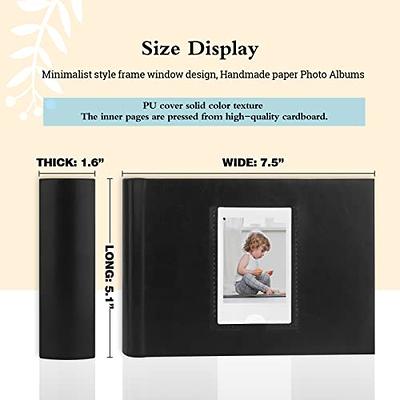 Photo Album with Writing Space for Fujifilm Instax Mini Camera, Polaroid  Camera,128 Pockets Instax Photo Album Polaroid Photo Albums Book for  Fujifilm