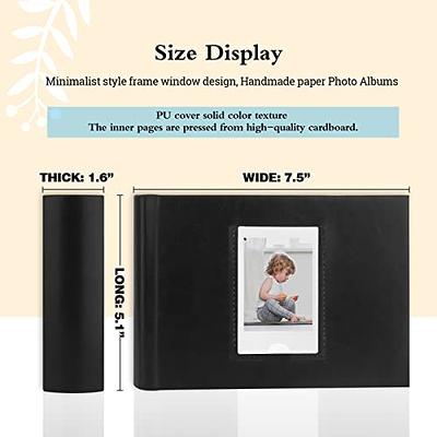 Photo Album with Writing Space for Fujifilm Instax Mini Instant Camera,  Leather Cover, 64 Pockets Instax Photo Album Polaroid Photo Albums Book for Fujifilm  Instax Mini 12 11 9 40 Evo Camera, Black - Yahoo Shopping