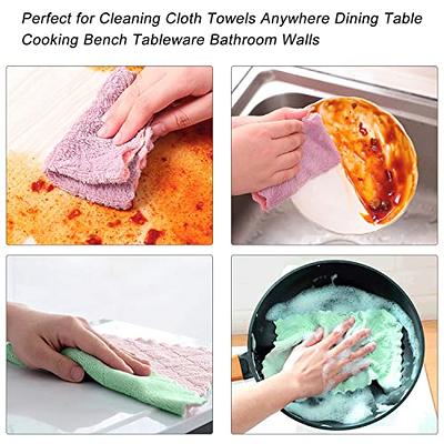 Coral Fleece Kitchen Cleaning Cloth, Bathroom Hand Towel With