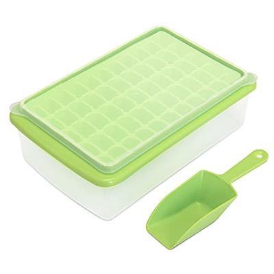 Ice Cube Tray For Refrigerator With Lid And Case Bpa Free - Temu