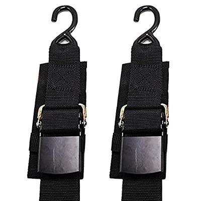 Straps Transom Boat Trailer Tie Down Straps with Latching Hooks