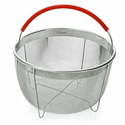 Air Fryer Basket for Instant Pot 6, 8Qt,Accessories for Air Fryer,Air Fryer  Replacement Basket,Steamer Basket,Mesh Basket