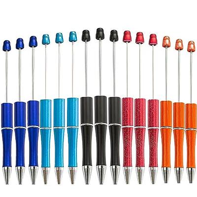 AUBEINSON 15 Pieces Plastic Beadable Pens for DIY Bead Ballpoint Pen  Assorted Bead Pen Shaft Black Ink Rollerball Pen with Extra Refillsor  (15pcs - 5color) - Yahoo Shopping