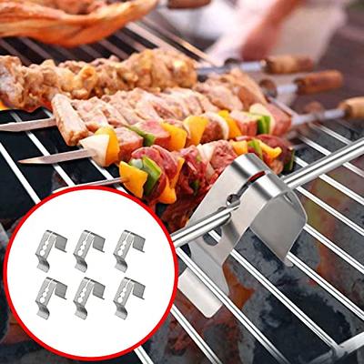 Design Probe Holder CHENJIN 6PCS Universal Stainless Steel A Style Meat  Thermometer Probe Clips Holder Grill Thermometer Clip Holders Three Holes  for BBQ Oven Grill Ambient Temperature Reading - Yahoo Shopping