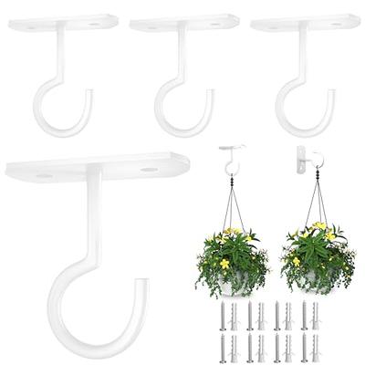 NACETURE Ceiling Hooks for Hanging Plants 3 Pack - Plant Hanger Indoor  Hanging Hooks Metal Plant Bracket Iron Lanterns Hangers for Wind Chimes