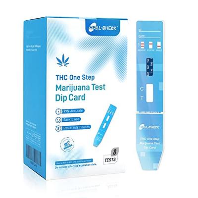 Easy@Home Marijuana Test Dip Card: Drug THC Urine Strips Kit for at Ho
