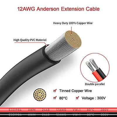 ALLPOWERS DC5525(5.5mm x 2.5mm) to Anderson Connector Adapter Cable