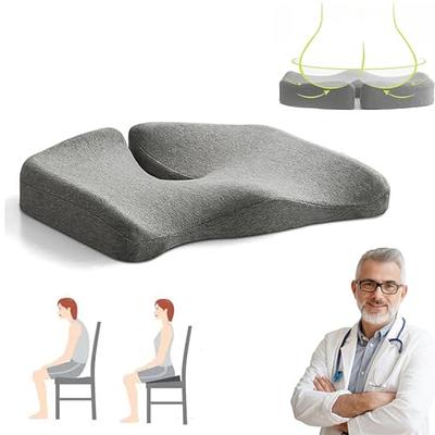 KYSMOTIC Gel Seat Cushion for Long Sitting (Super Large & Thick), Soft &  Breathable, Gel Chair Cushion for Wheelchair, for Hip Pain, Gel Seat  Cushion