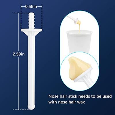  110pcs Nose Hair Removal Pp Stick Wax Sticks for Hair Removal  Plastic Nose Wax Applicator Nose Hair Removal Kit Nasal Ear Sticks Nose Wax  Spatulas White Accessories Cosmetic : Beauty