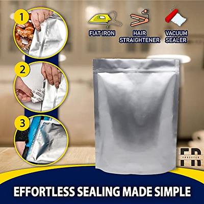 Two-Quart 7 Mil Seal-Top Premium Gusset Mylar Bags and Oxygen