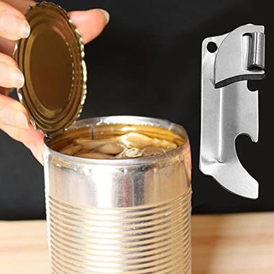 xuebi 10Pcs Military Style Can Openers Stainless Steel Camping Can