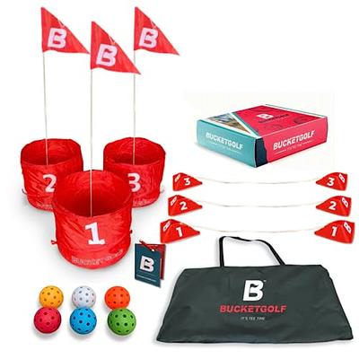 bucketgolf Game 3 Hole Starter Set - New Outdoor Yard Golf Game Levels  Family, Adults, Kids, Party, Lawn, Camping, Beach. - Yahoo Shopping