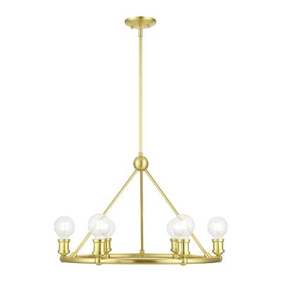 Livex Lighting Williamsburgh 12 Light Polished Brass Chandelier