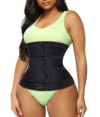 TrainingGirl Women Waist Trainer Cincher Corset Tummy Control Workout Sweat  Band Slimmer Belly Belt Weight Loss Sports Girdle (3 Belt Black, X-Large) -  Yahoo Shopping