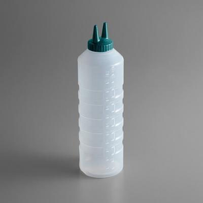 24 oz Widemouth™ Squeeze Bottle, Clear with Standard TipTop™