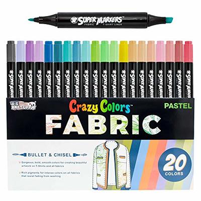  KERIFI Dual Tip Fabric Markers Permanent for Clothes