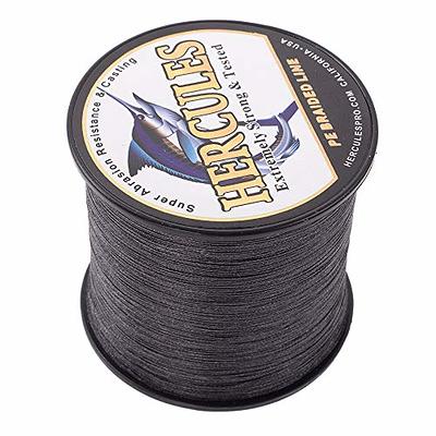 HERCULES Braided Fishing Line 2000m 2187yds 6lbs-100lbs Pe Superline 4  Strands (Black 20lb/9.1kg 0.20mm) - Yahoo Shopping