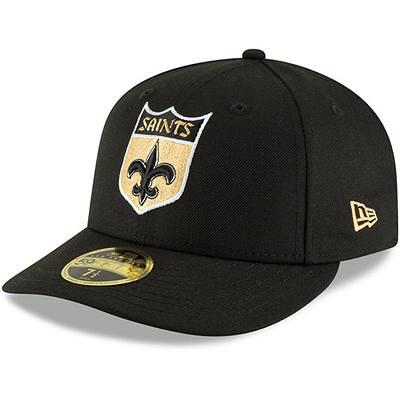 New Orleans Saints 2022 NFL DRAFT Black-Gold Fitted Hat