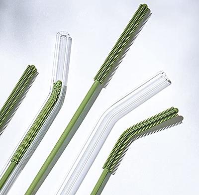 Long Straw Cleaning Brush Stainless Steel Nylon Thin Pipes