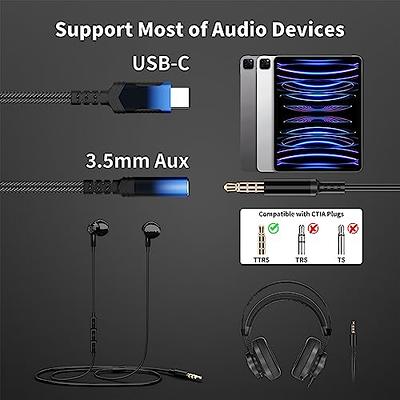 USB Type C to 3.5mm Female Headphone Jack Adapter, JSAUX USB C to Aux Audio  Dongle Cable Cord Compatible with Pixel 4 3 2 XL, Samsung Galaxy S21 S20  Ultra S20+ Note