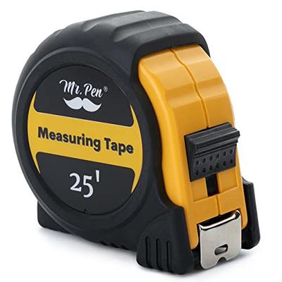 6 Pieces Tape Measures, 25 ft /16 ft/12 ft Measuring Tape Retractable,Easy  Read Measurement Tape with Fractions,Self-Locking Tape Measure for  Designer, Decorator 