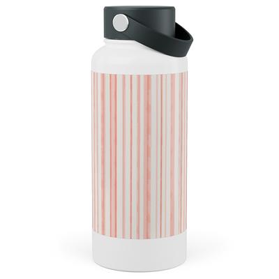 LoveShackFancy Pink Floral Ribbon Slim Water Bottle